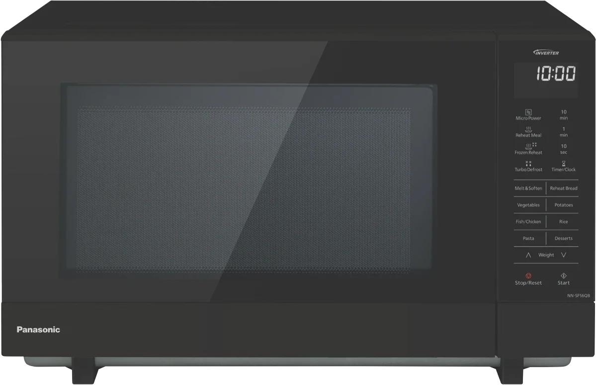 Panasonic 27L 1000W Flatbed Microwave Black
