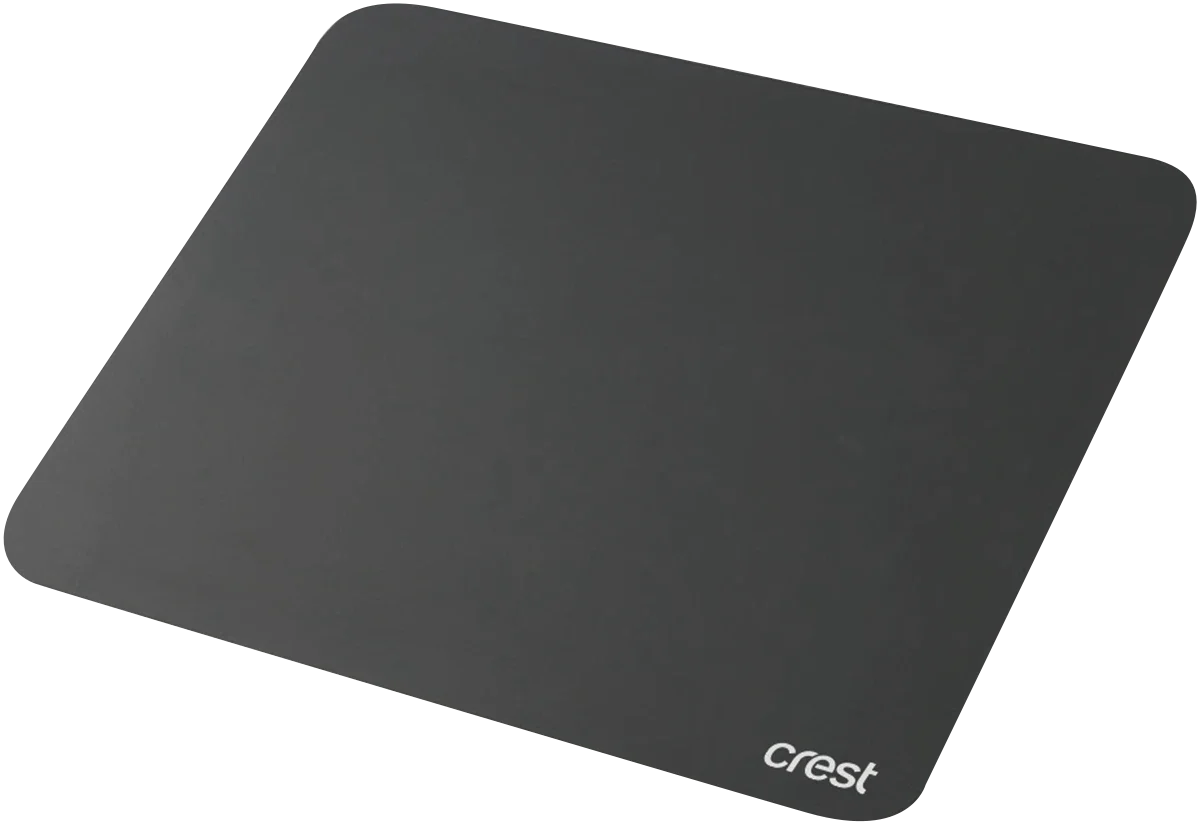 Crest Desk Mouse Mat (Black)
