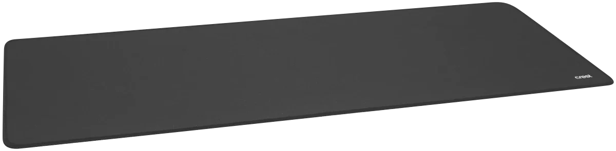 Crest Large Desk Mouse Pad (Black)