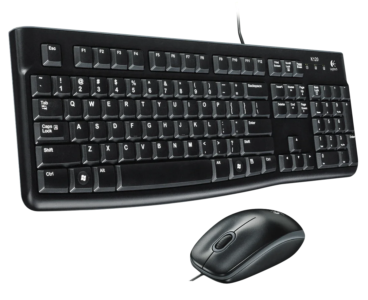 Logitech Corded Mouse & Keyboard MK120