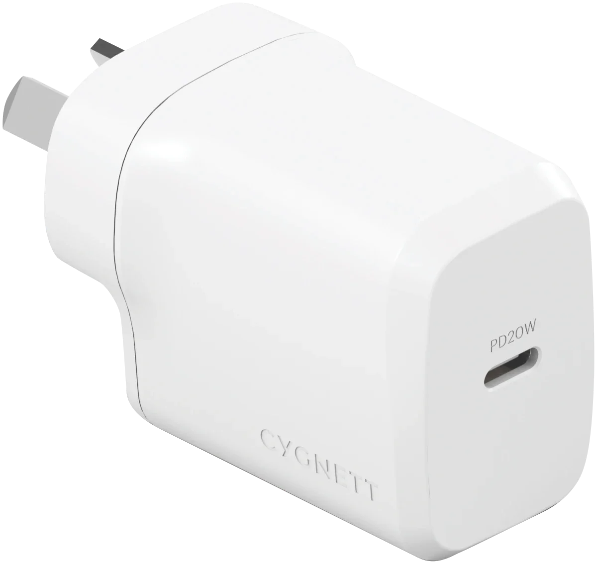 Cygnett Powerplus 20W USB-C Wall Charger - White