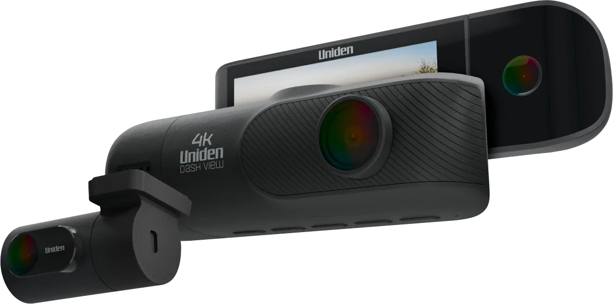 Uniden 4K 3 in 1 DashCam