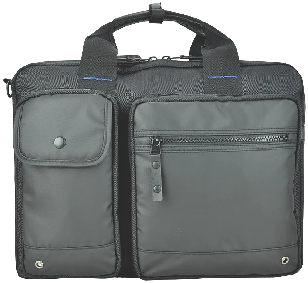 AGVA 16" Resilient Laptop Briefcase (Black)