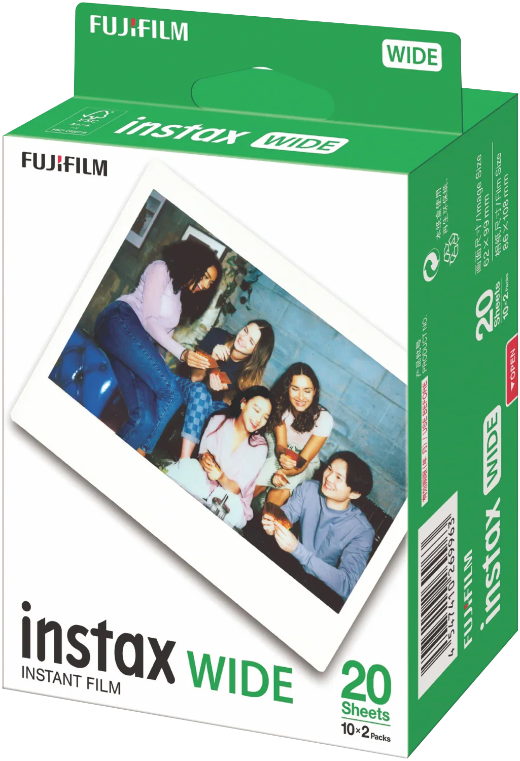 Instax Wide Film 20pk