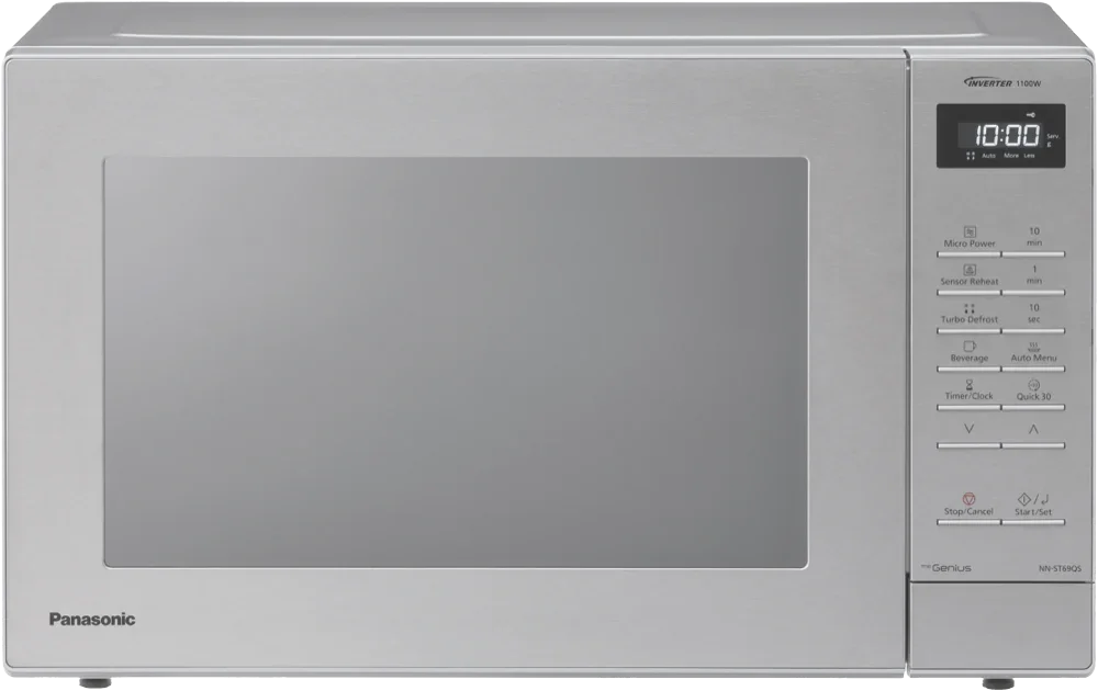 Panasonic 32L 1100W Inverter Microwave - Stainless Steel