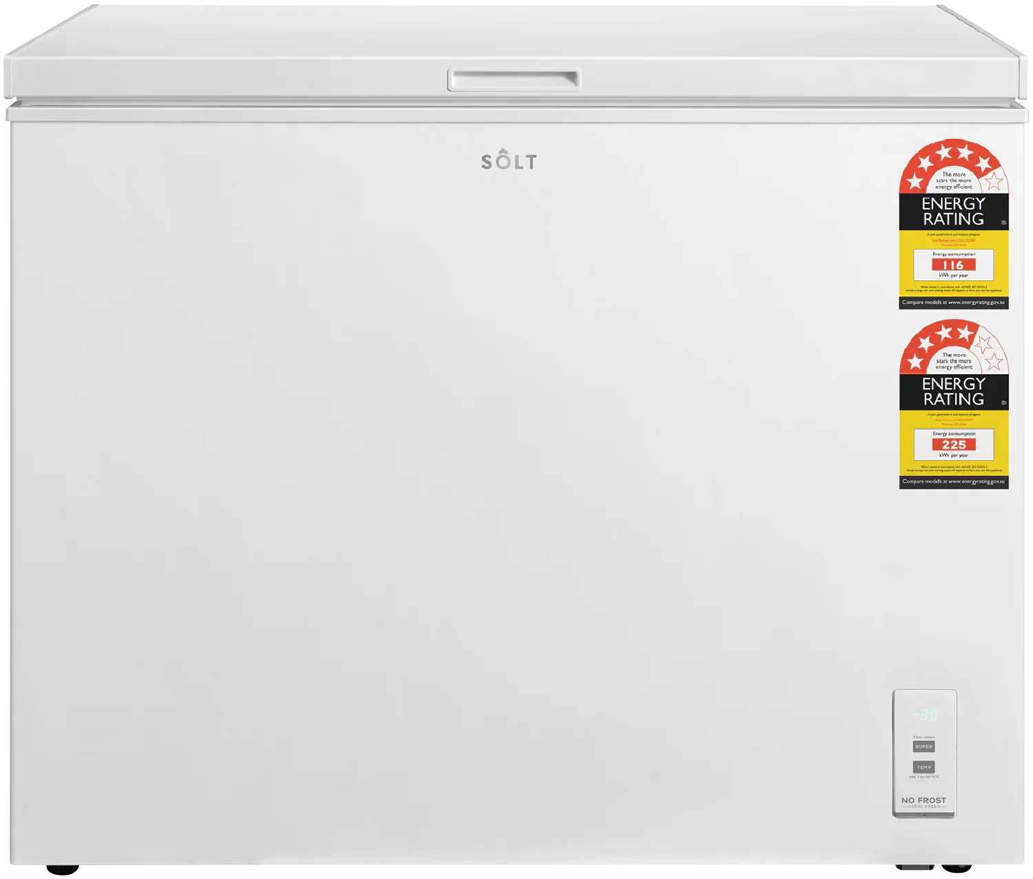 Solt 233L Hybrid Chest Fridge/Freezer