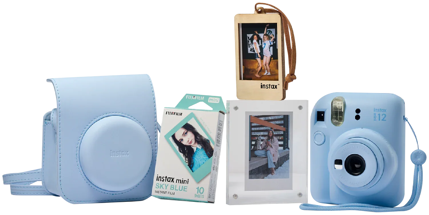 Instax Mini 12 Memory Maker Bundle - Pastel Blue