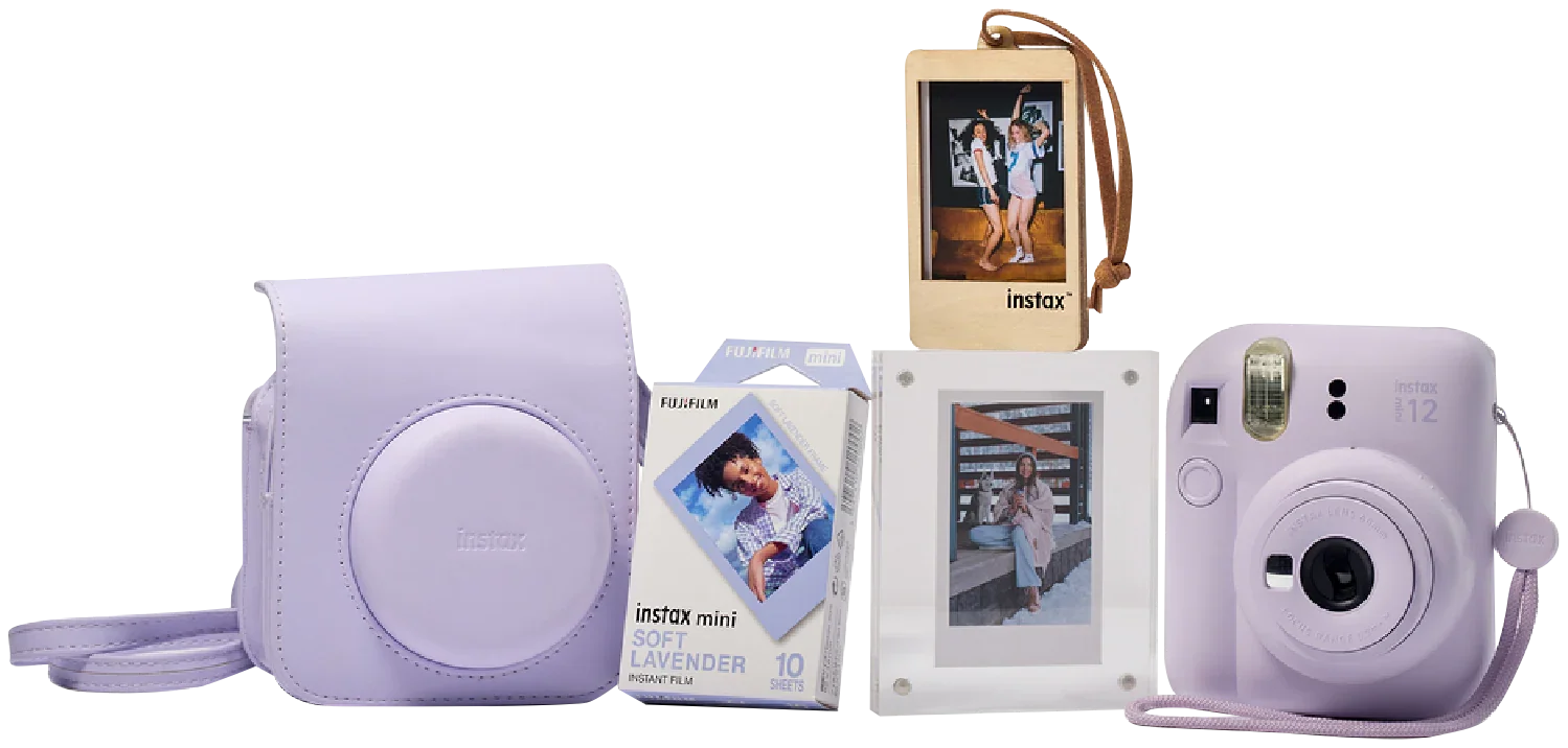 Instax Mini 12 Memory Maker Bundle - Lilac Purple