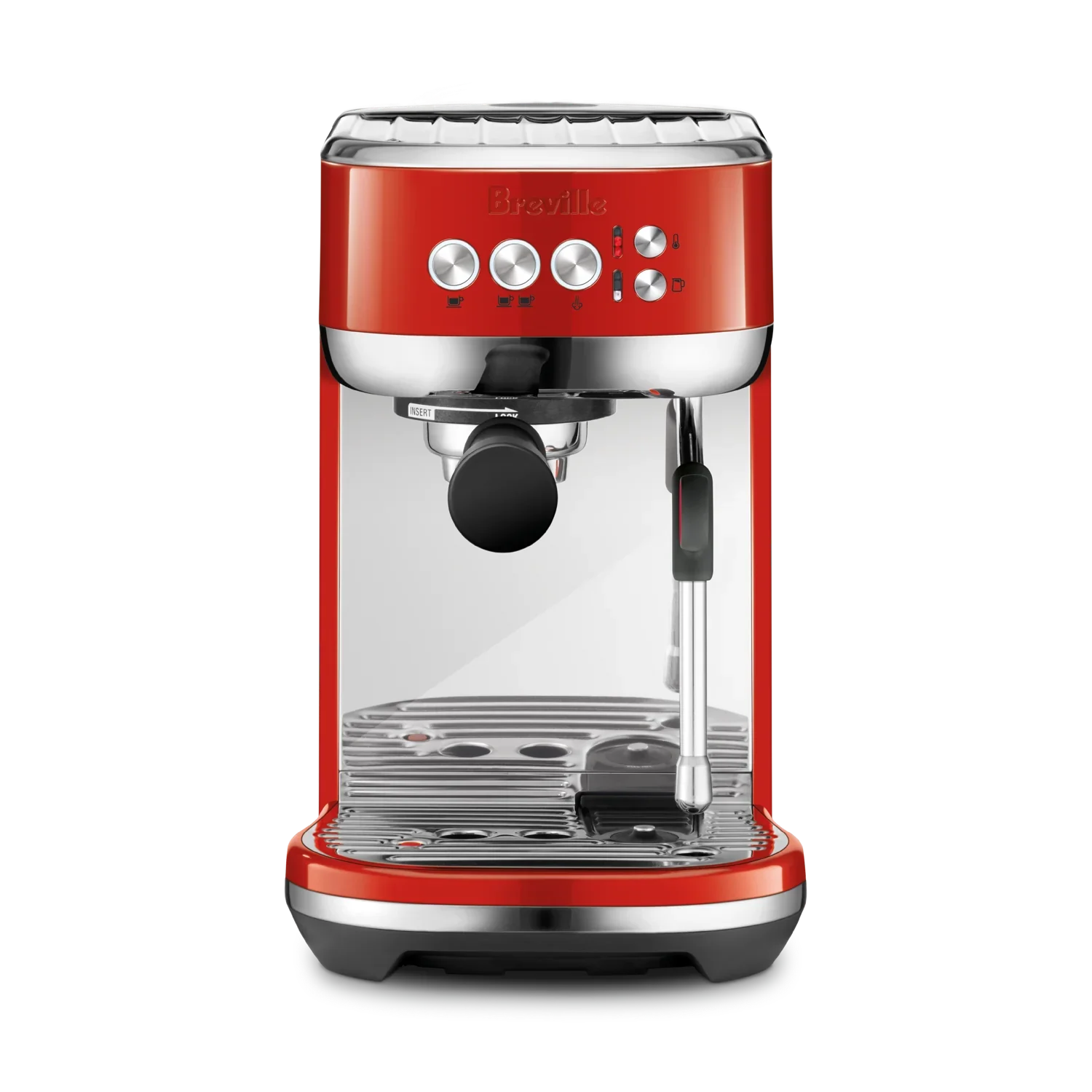 Breville The Bambino Plus Coffee Machine Pomodoro Rosso