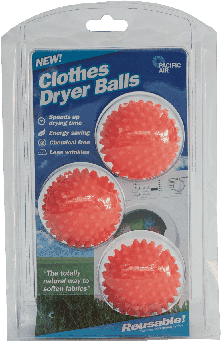 Pacifica Clothes Dryer Balls - 3 Pack