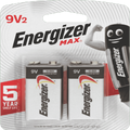 Energizer 9V Max Battery 2Pk