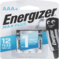 Energizer MaxPlus AAA Batteries 4 Pack