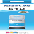Epson T512 Cyan EcoTank Ink Bottle