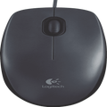 Logitech M90 Corded Mouse (Black)