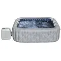 Bestway Lay-Z-Spa - San Francisco Smart Luxe HydroJet Pro 7 Grey Marble - 2.30m x 71cm for 5-7 people - 60161