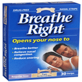 Breathe Right Nasal Strips Tan x 30 Large