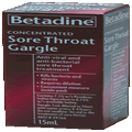 Betadine Concentrated Sore Throat Gargle 15mL