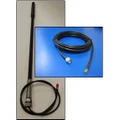 Iridium Antenna - High gain whip spring with coax tail (including 1m tail plus 4.5m cable)