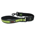 Scream Reflective Bungee Leash With Padded Handle Loud Green Size 2