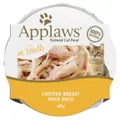 Applaws Chicken Breast With Duck Wet Cat Food 10 X 60g