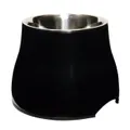 Dogit 2 In 1 Elevated Dog Dish Black Small