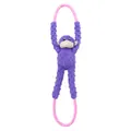 Zippypaws Ropetugz Monkey Purple Interactive Dog Toy Each