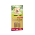 Drontal Dog Allwormer Chewable 35kg 2 Tablets