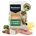 Black Hawk Grain Free Dry Cat Food Adult Chicken And Turkey 2.5kg