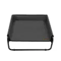 Charlies Pet High Walled Outdoor Trampoline Pet Bed Cot Black Small