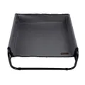 Charlies Pet High Walled Outdoor Trampoline Pet Bed Cot Grey Large