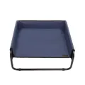 Charlies Pet High Walled Outdoor Trampoline Pet Bed Cot Blue Small
