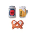Fringe Studio Minis Beer Pretzel Dog Toy Set Each