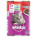 Whiskas 1 Plus Beef Loaf Wet Cat Food 400g