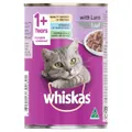 Whiskas 1 Plus Lamb Loaf Wet Cat Food 24 X 400g