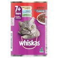 Whiskas 7 Plus Beef Casserole Wet Cat Food 400g