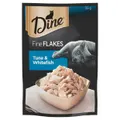 Dine Fine Flakes Tuna And Whitefish Wet Cat Food Pouch 96 X 35g