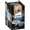 Dine Classic Collection Saucy Morsels With Tuna Mornay And Cheese Wet Cat Food Tray 7 X 85g