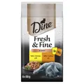 Dine Fresh And Fine In Jelly Chicken And Turkey Wet Cat Food Pouches 6 X 50g
