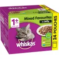 Whiskas 1 Plus Mixed Favourites In Jelly Pouches Wet Cat Food 48 X 85g