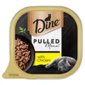 Dine Pulled Menu With Chicken Wet Cat Food Tray 85g