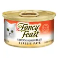 Fancy Feast Savoury Salmon Pate Wet Cat Food 24 X 85g