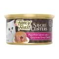 Fancy Feast Savoury Centers Pate Salmon Gourmet Gravy Wet Cat Food 24 X 85g
