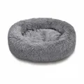 Paws For Life Plush Calming Bed Grey Large