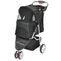 Pawise Pet Stroller With 3 Wheels Black Each