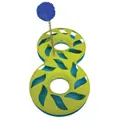 Scream Orb Round A Bout Cat Toy Loud Green Blue Each