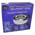 Zeez Securapet Stainless Steel Pet Bowl Large