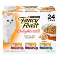 Fancy Feast Variety Pack Cheddar Delights Grilled Wet Cat Food 48 X 85g