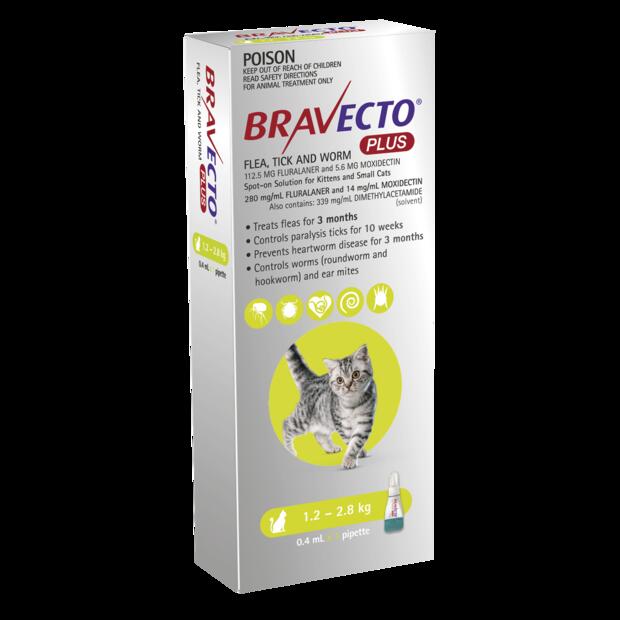 Bravecto Plus For Small Cats