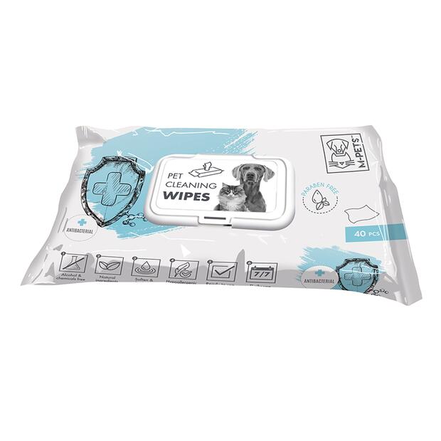 M Pets Pet Cleaning Antibacterial Wipes