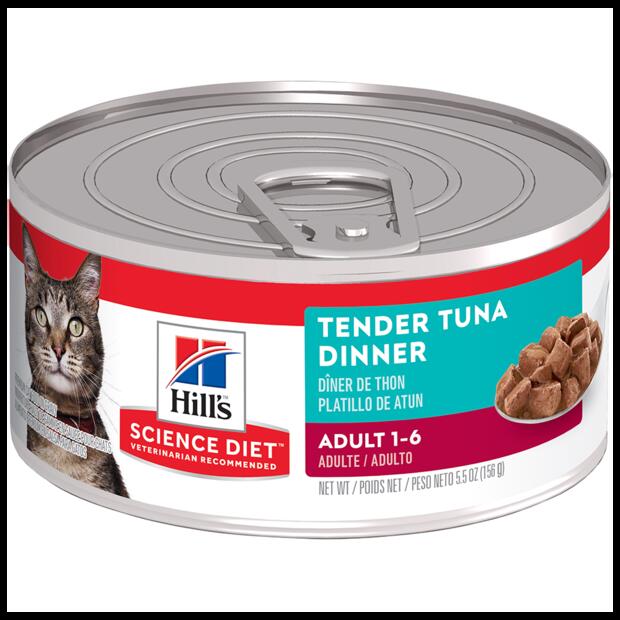 Hills Science Diet Adult Tender Tuna Dinner Canned Cat Food